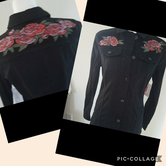 Limited edition lula roe embroidered denim… - Picture 1 of 6